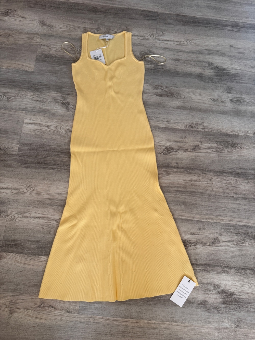 Endless Rose Yellow Sleeveless Midi Dress